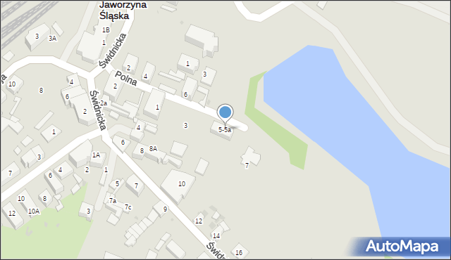 Jaworzyna Śląska, Polna, 5-5a, mapa Jaworzyna Śląska
