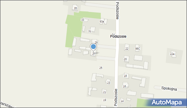 Jedlanka, Podszosie, 27, mapa Jedlanka