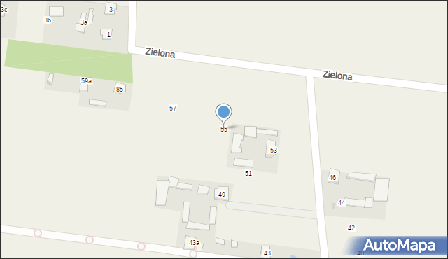 Jedlanka, Podszosie, 55, mapa Jedlanka