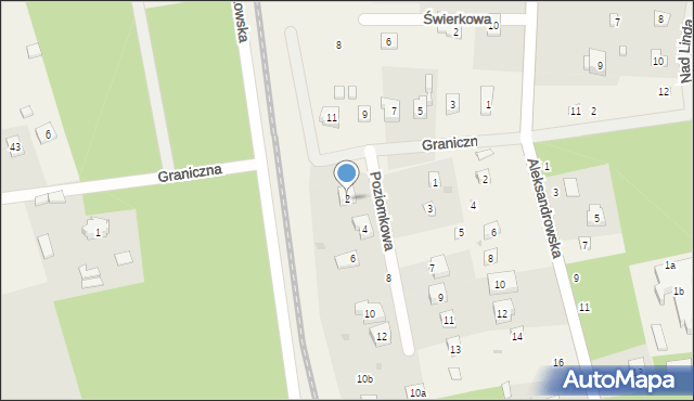 Jedlicze A, Poziomkowa, 2, mapa Jedlicze A