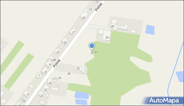 Jedlińsk, Polna, 22, mapa Jedlińsk