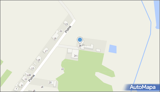 Jedlińsk, Polna, 26, mapa Jedlińsk