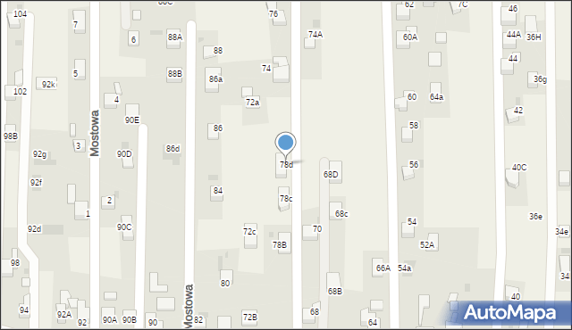 Jejkowice, Poprzeczna, 78d, mapa Jejkowice