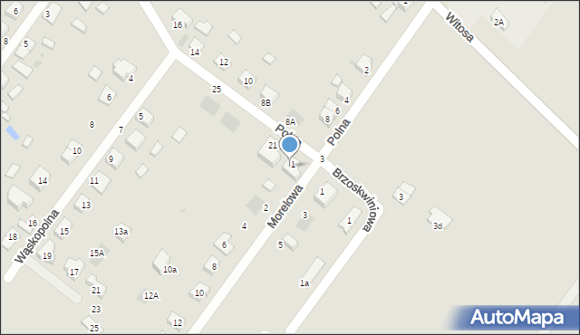 Jelcz-Laskowice, Polna, 19, mapa Jelcz-Laskowice