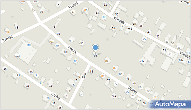 Jelcz-Laskowice, Polna, 88, mapa Jelcz-Laskowice