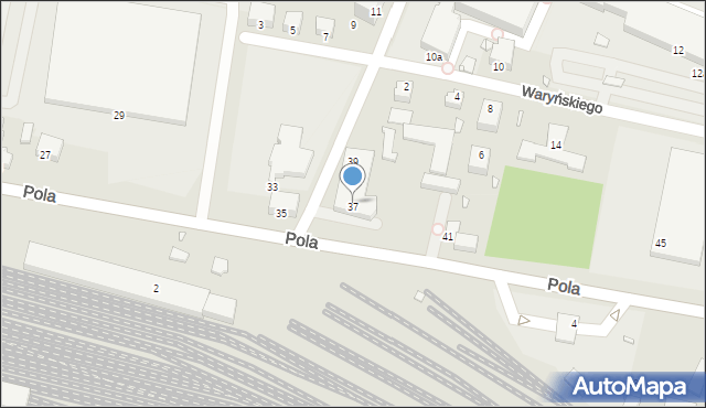 Jelenia Góra, Pola Wincentego, 37, mapa Jelenia Góra