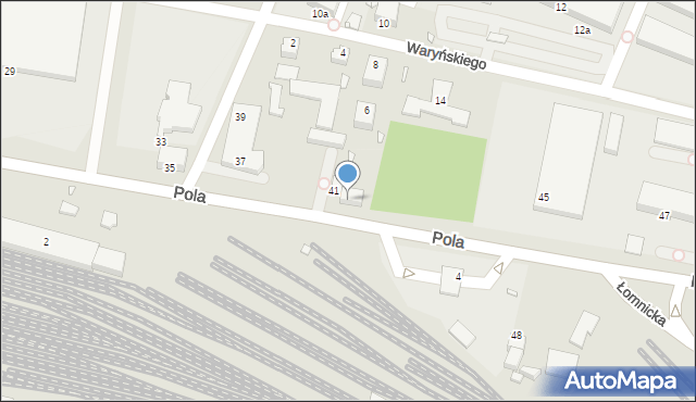 Jelenia Góra, Pola Wincentego, 43, mapa Jelenia Góra