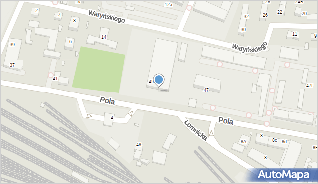 Jelenia Góra, Pola Wincentego, 46, mapa Jelenia Góra