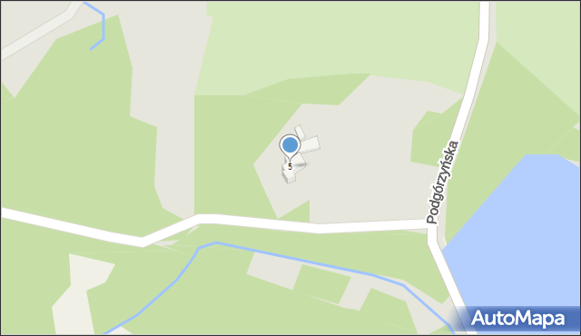 Jelenia Góra, Podgórzyńska, 5, mapa Jelenia Góra