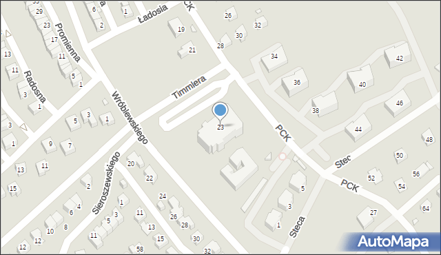 Jelenia Góra, Polskiego Czerwonego Krzyża, 23, mapa Jelenia Góra