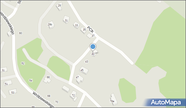 Jelenia Góra, Polskiego Czerwonego Krzyża, 41, mapa Jelenia Góra