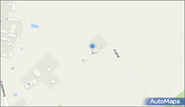 Jeruzal, Polna, 15, mapa Jeruzal
