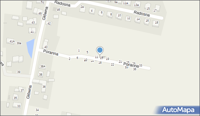 Jeszkowice, Poranna, 13, mapa Jeszkowice