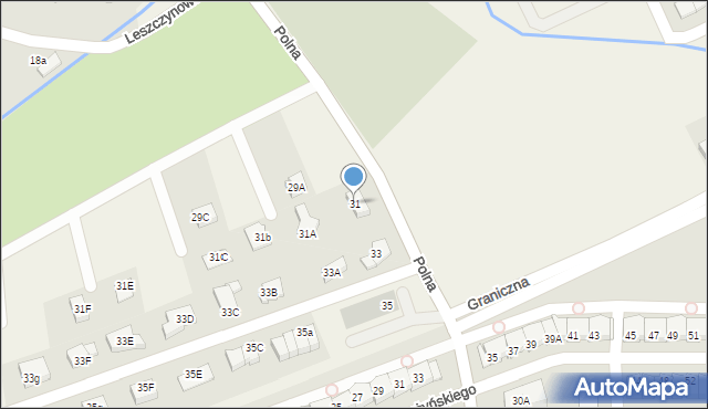 Jeżów Sudecki, Polna, 31, mapa Jeżów Sudecki