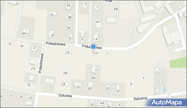 Jeżów Sudecki, Południowa, 9, mapa Jeżów Sudecki