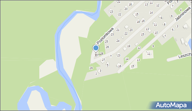 Joachimów-Mogiły, Porzeczkowa, 30, mapa Joachimów-Mogiły