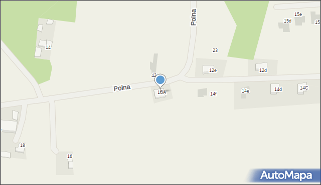 Jurowce, Polna, 16A, mapa Jurowce