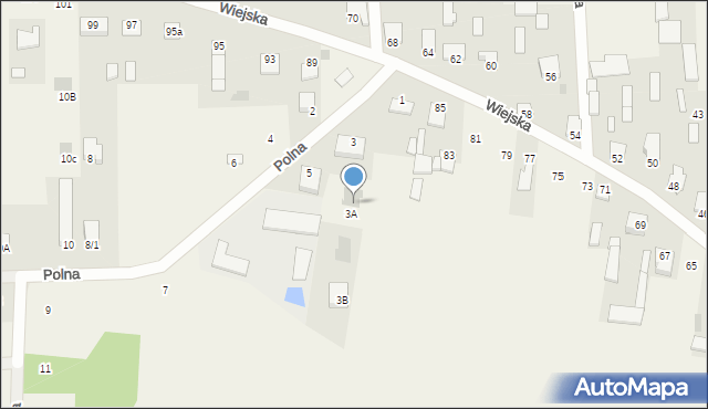 Jurowce, Polna, 3c, mapa Jurowce