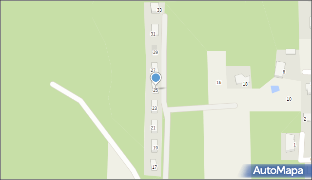 Jurowce, Północna, 25, mapa Jurowce