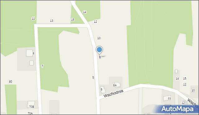 Jurowce, Północna, 8, mapa Jurowce