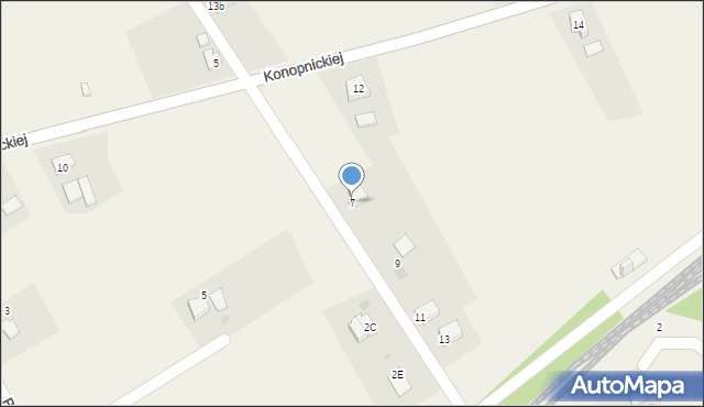 Kaczyce, Podleśna, 7, mapa Kaczyce