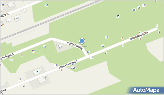 Kady, Podwiejska, 21, mapa Kady