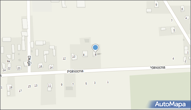 Kąkolewnica, Północna, 6, mapa Kąkolewnica