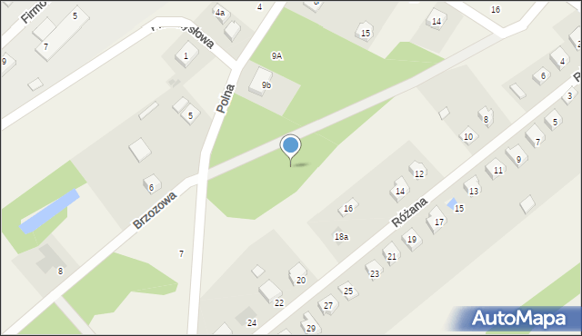 Kaliska, Polna, 9f, mapa Kaliska