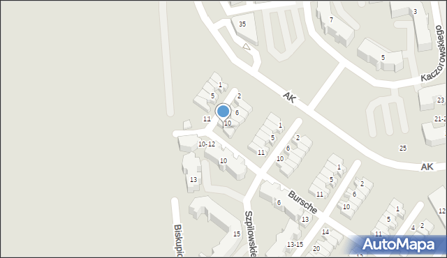 Kalisz, Polanowskiego Edwarda, 12, mapa Kalisza