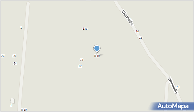 Kalisz, Powstańców Śląskich, 8-10, mapa Kalisza