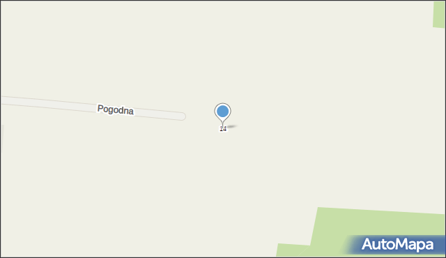 Kamianka, Pogodna, 14, mapa Kamianka
