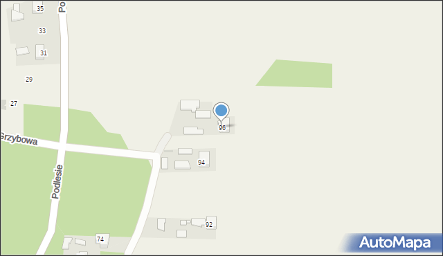 Kamień, Podlesie, 96, mapa Kamień