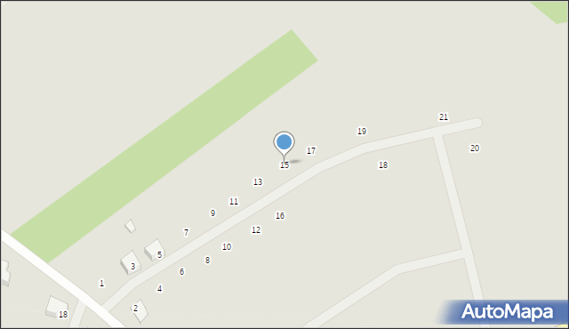 Kamień Pomorski, Podleśna, 15, mapa Kamień Pomorski