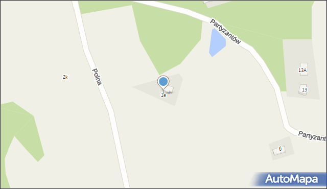 Kamienica Królewska, Polna, 1e, mapa Kamienica Królewska