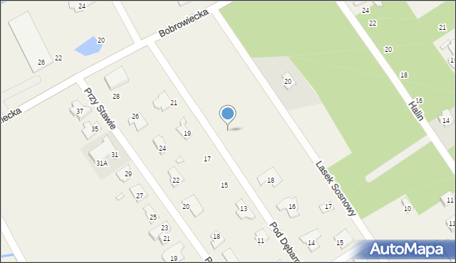 Kamionka, Pod Dębami, 22, mapa Kamionka