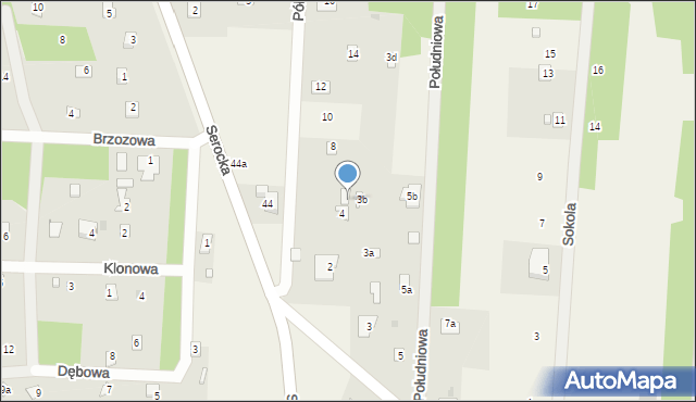 Kania Nowa, Północna, 6, mapa Kania Nowa