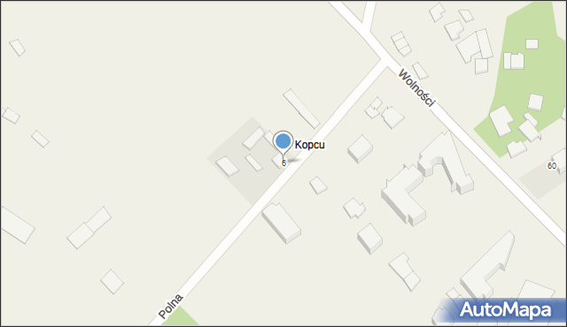 Karczewice, Polna, 6, mapa Karczewice