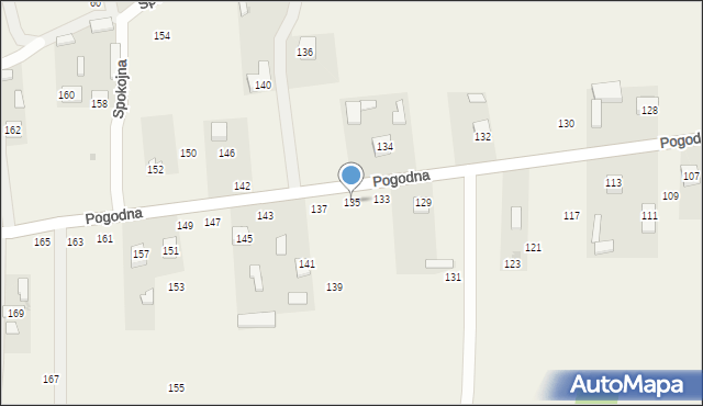 Karczmiska Pierwsze, Pogodna, 135, mapa Karczmiska Pierwsze