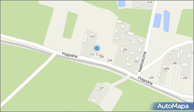 Karczmiska Pierwsze, Pogodna, 210, mapa Karczmiska Pierwsze