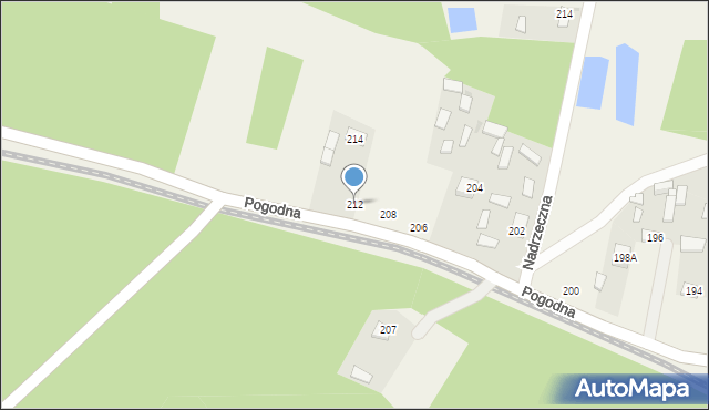 Karczmiska Pierwsze, Pogodna, 212, mapa Karczmiska Pierwsze