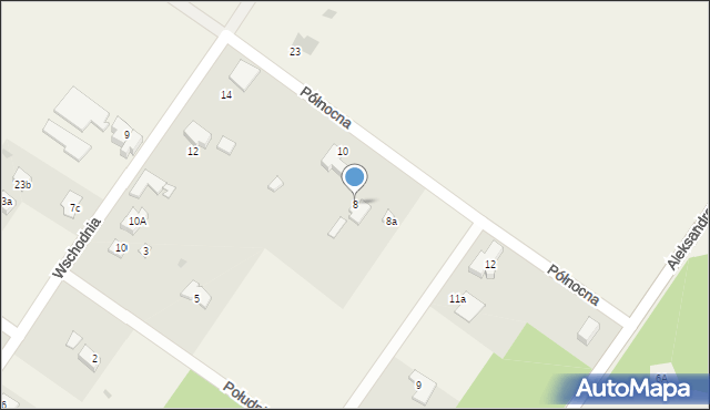 Kazimierz, Północna, 8, mapa Kazimierz