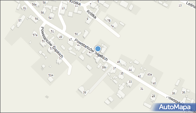 Kielcza, Powstańców Śląskich, 41, mapa Kielcza