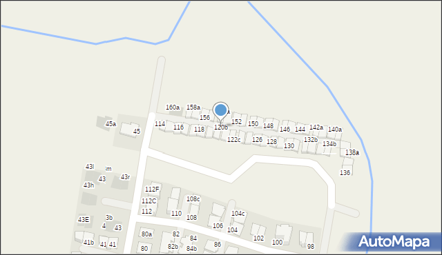 Kiełczów, Polna, 120b, mapa Kiełczów