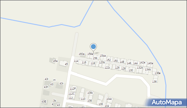 Kiełczów, Polna, 158b, mapa Kiełczów