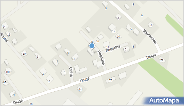 Kiełpino, Pogodna, 3, mapa Kiełpino