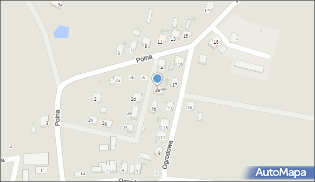 Kietrz, Polna, 4a, mapa Kietrz