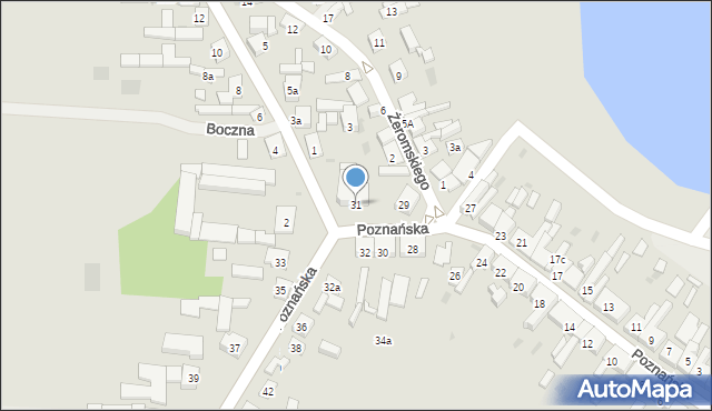 Kleczew, Poznańska, 31, mapa Kleczew