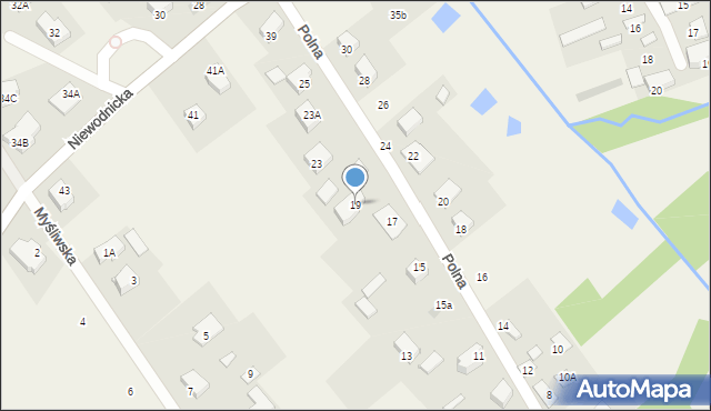 Klepacze, Polna, 19, mapa Klepacze