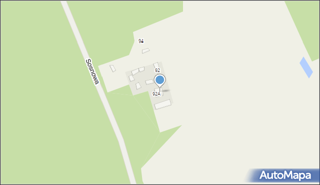 Klepacze, Polna, 92B, mapa Klepacze