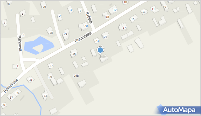 Kleszczewko, Pomorska, 23a, mapa Kleszczewko